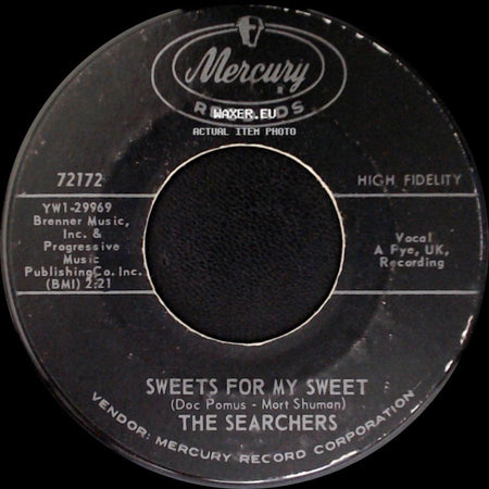 The Searchers - It's All Been A Dream / Sweets For My Sweet side B