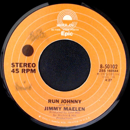 Jimmy Maelen - Run Johnny / I'm Gonna Getcha side A
