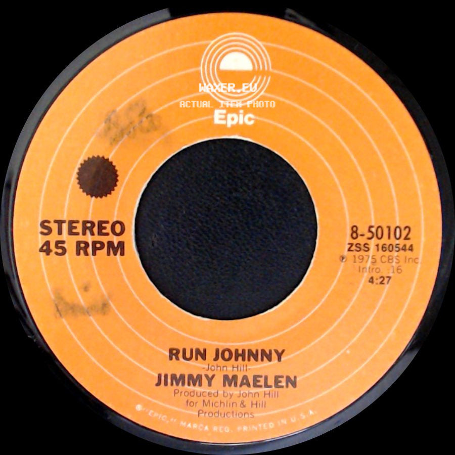 Jimmy Maelen - Run Johnny / I'm Gonna Getcha side A