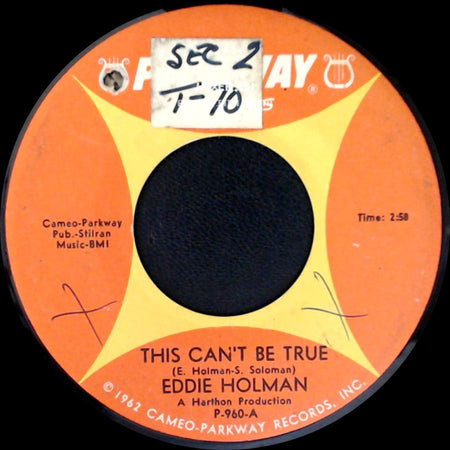 Eddie Holman - This Can't Be True / A Free Country side A