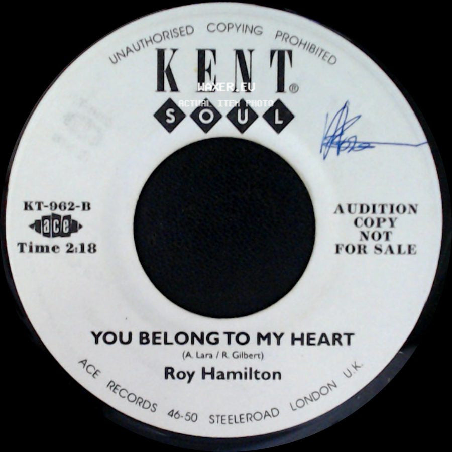 Roy Hamilton - You Belong To My Heart / Let The Music Play side A