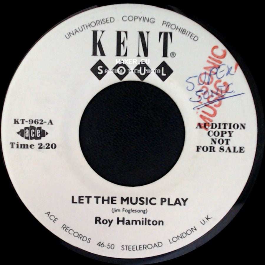 Roy Hamilton - You Belong To My Heart / Let The Music Play side B