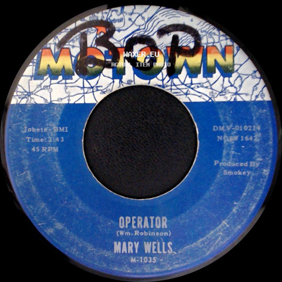 Mary Wells - Two Lovers / Operator side B