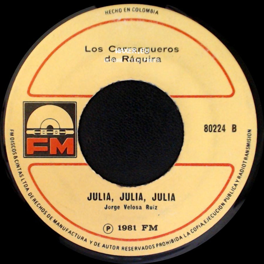 Los Carrangueros De Ráquira - La Cucharita / Julia, Julia, Julia side B