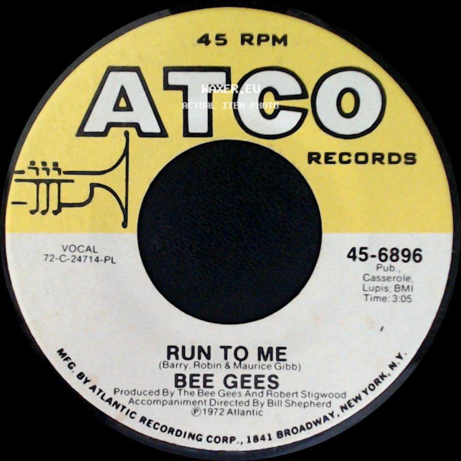 Bee Gees - Road To Alaska / Run To Me side B