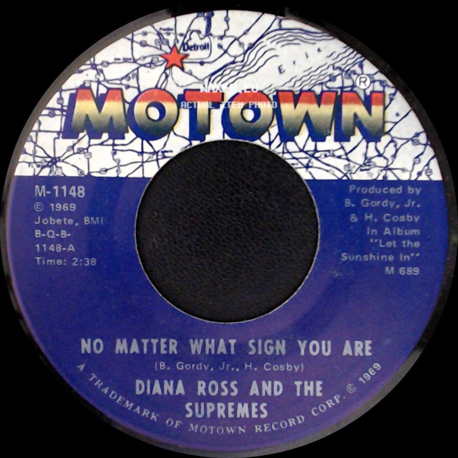 Diana Ross And The Supremes - The Young Folks / No Matter What Sign You Are side B