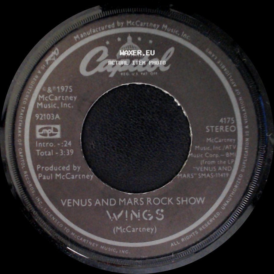 Wings - Magneto And Titanium Man / Venus And Mars Rock Show side B