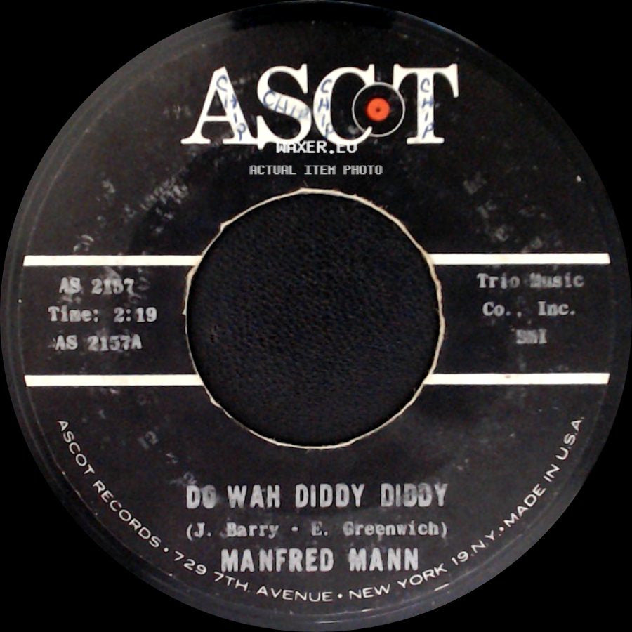 Manfred Mann - What You Gonna Do? / Do Wah Diddy Diddy side B