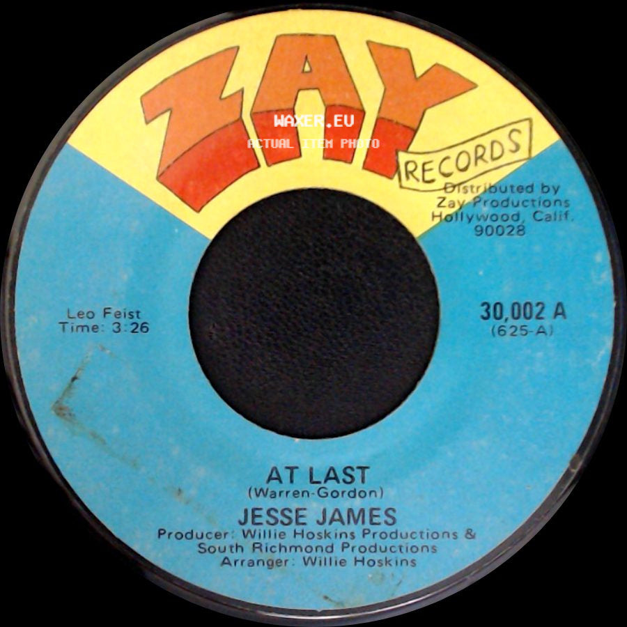 Jesse James - At Last / I Know I'll Never Find Another One side A