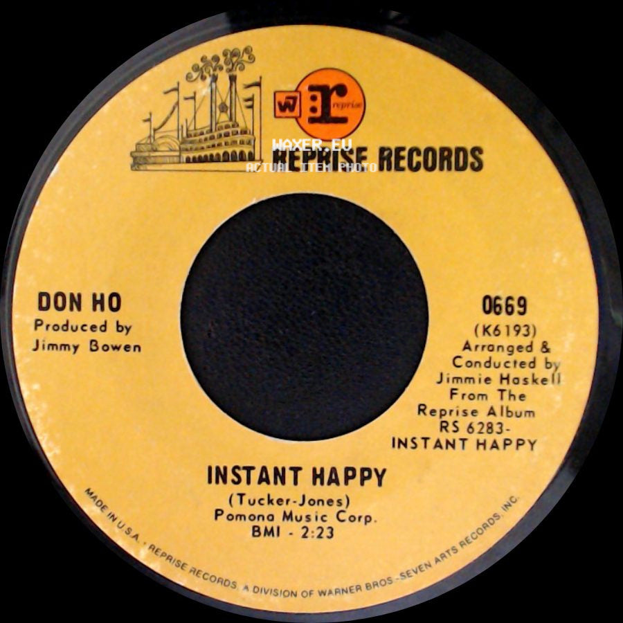 Don Ho - White Silver Sands / Instant Happy side B