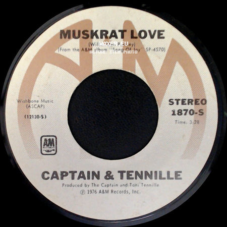 Captain & Tennille - Muskrat Love / Honey Come Love Me side A