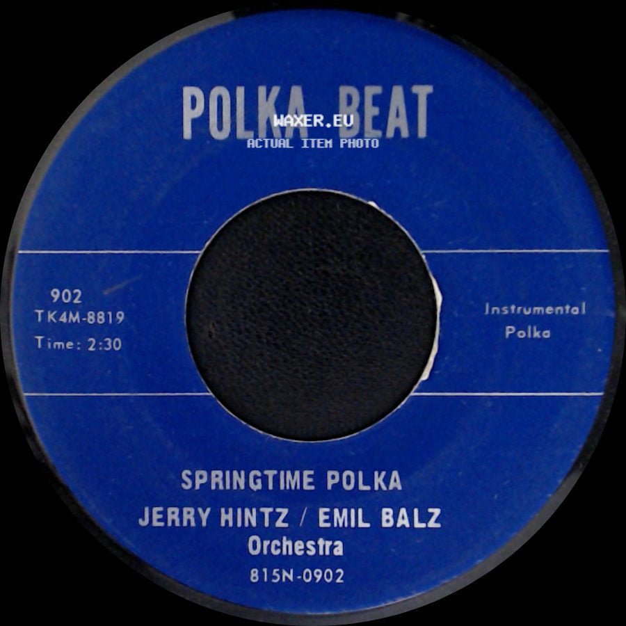 Jerry Hintz / Emil Balz Orchestra - Springtime Polka / Isabella Waltz side A