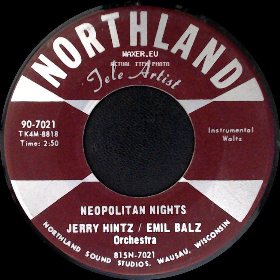 Jerry Hintz / Emil Balz Orchestra - Neopolitan Nights / The Old Grey Mare side A