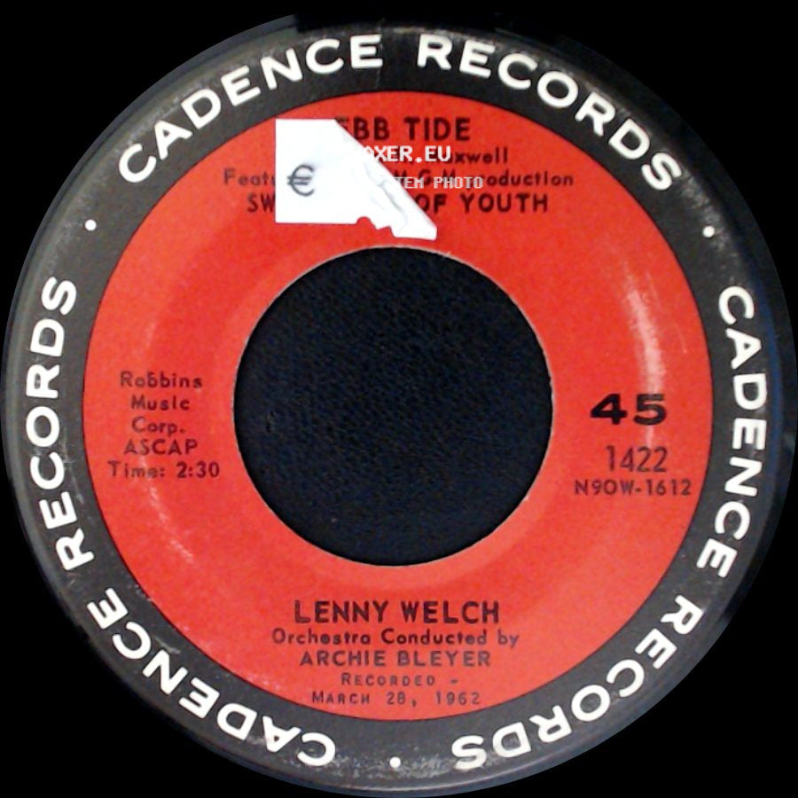 Lenny Welch - Congratulations, Baby / Ebb Tide side B