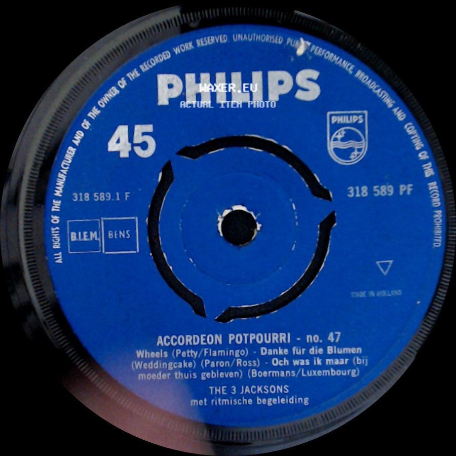 The 3 Jacksons - Accordeon Potpourri - No. 47 / Accordeon Potpourri - No. 47 side A