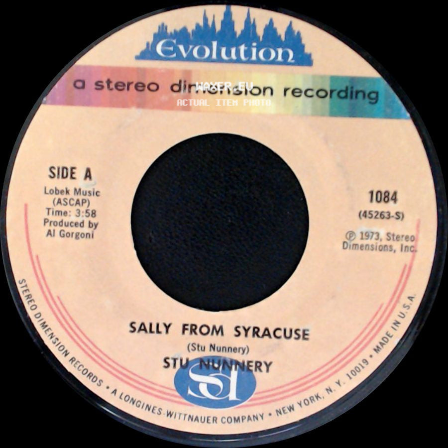 Stu Nunnery - Sally From Syracuse / Madelaine side A