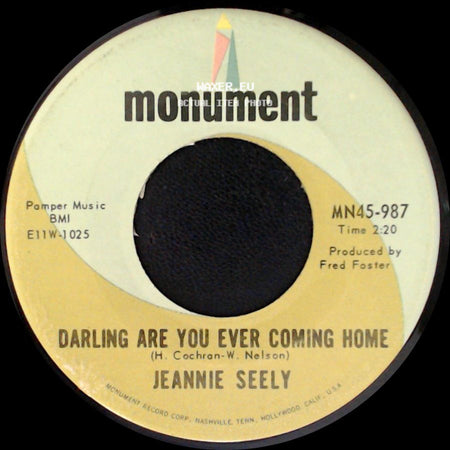 Jeannie Seely - A Wanderin' Man / Darling Are You Ever Coming Home side B