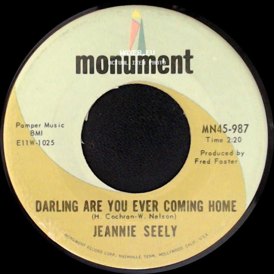 Jeannie Seely - A Wanderin' Man / Darling Are You Ever Coming Home side B
