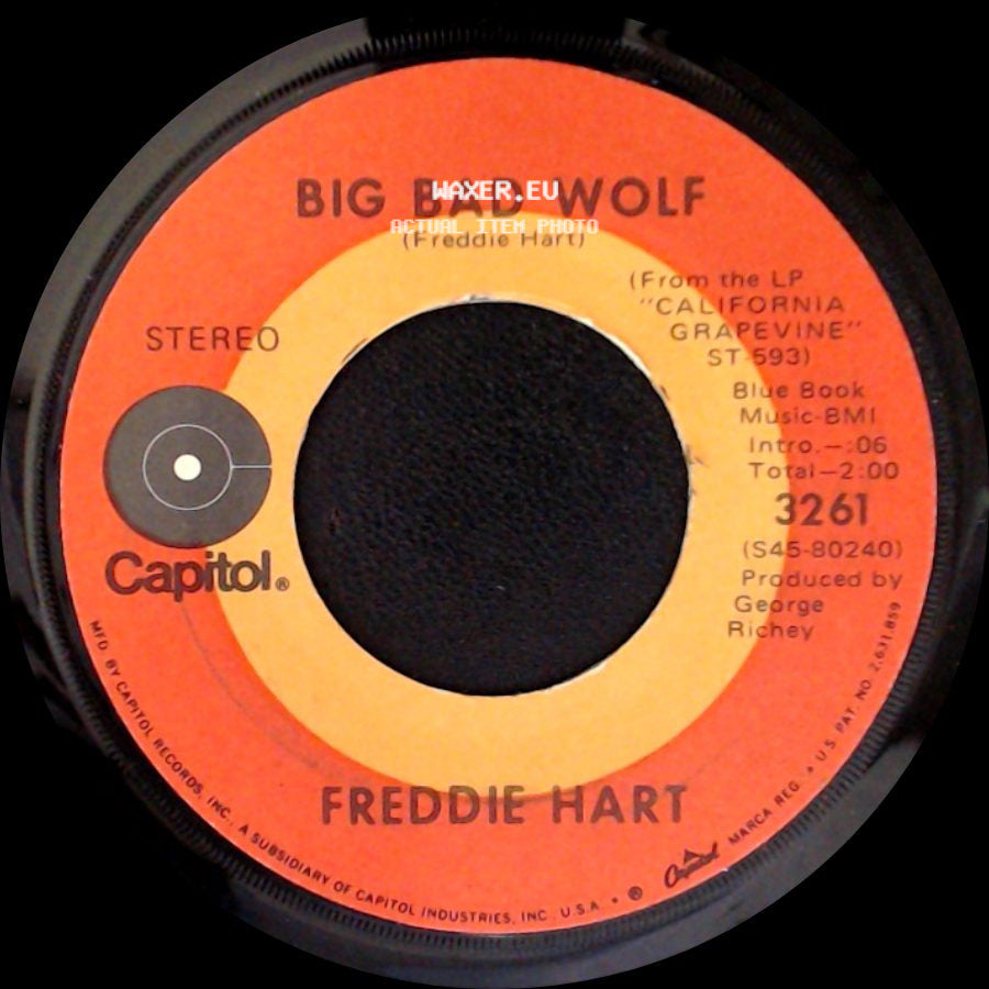 Freddie Hart - Big Bad Wolf / My Hang-Up Is You side A