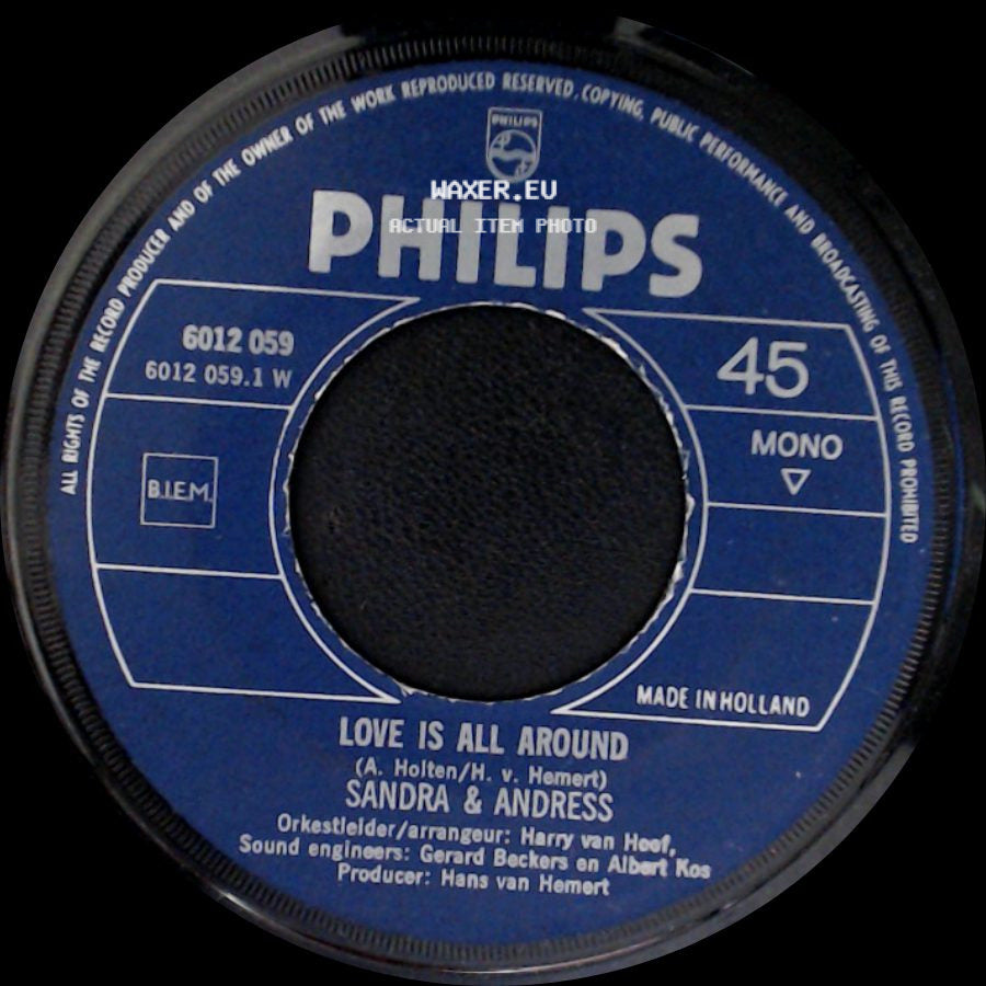 Sandra & Andress - Love Is All Around / You Got Soul side A