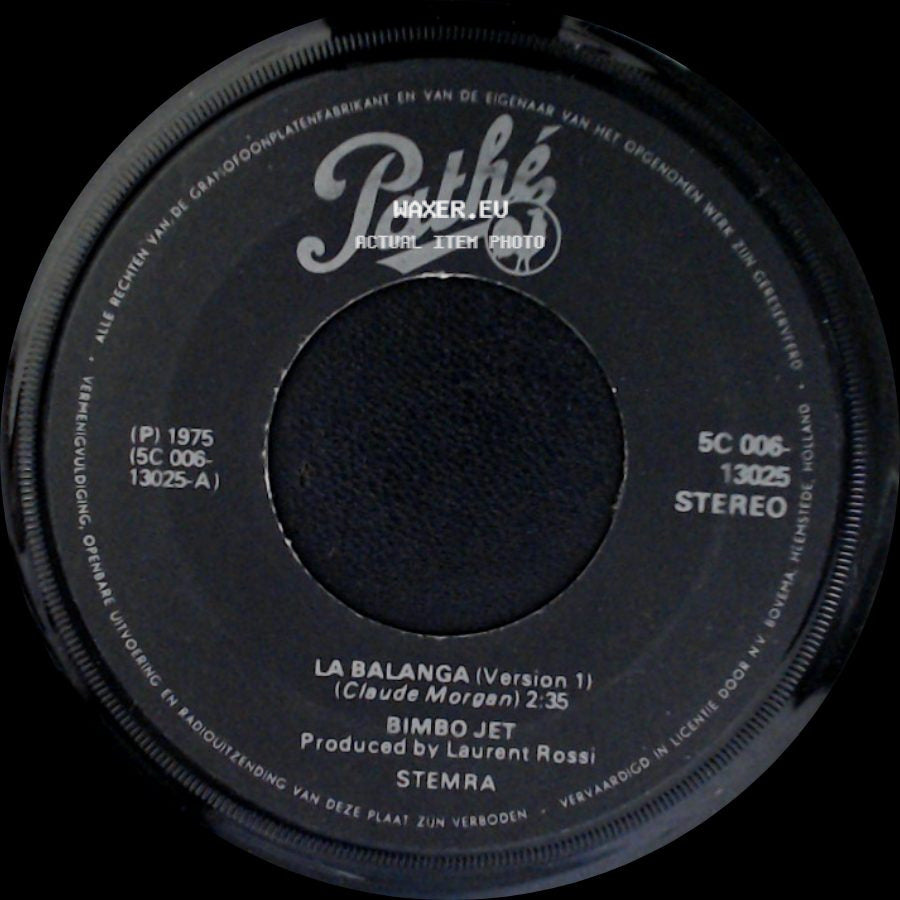 Bimbo Jet - La Balanga (Version 1) / La Balanga (Version 2) side A