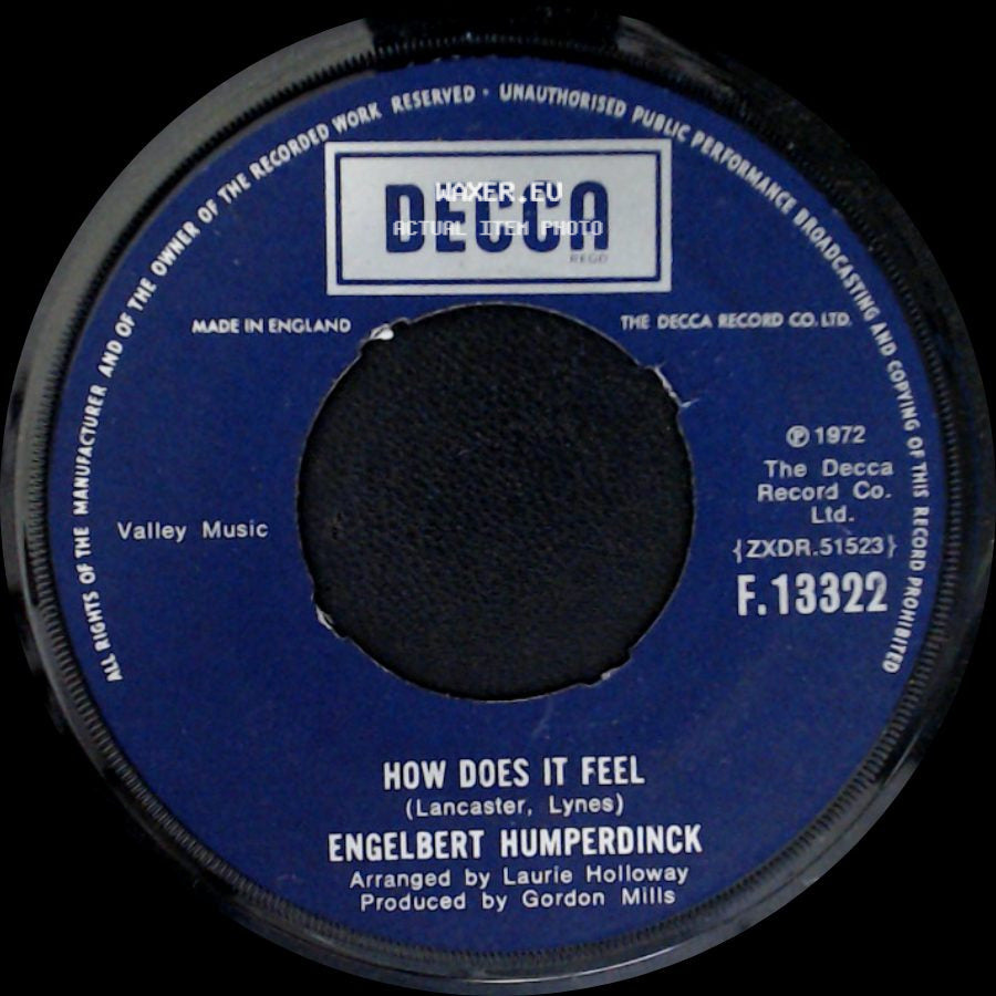 Engelbert Humperdinck - How Does It Feel / In Time side A