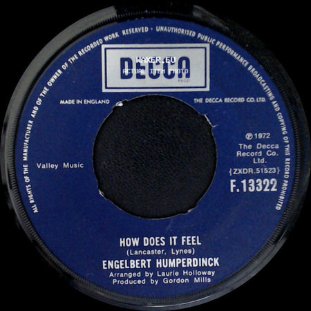 Engelbert Humperdinck - How Does It Feel / In Time side A