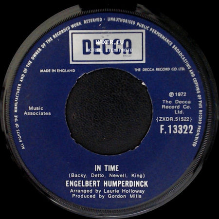 Engelbert Humperdinck - How Does It Feel / In Time side B