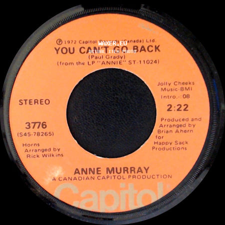 Anne Murray - You Can't Go Back / Love Song side A