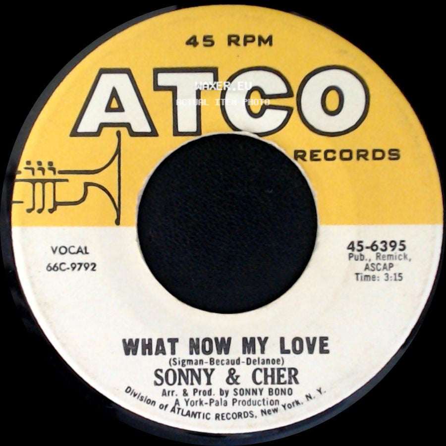 Sonny & Cher - I Look For You / What Now My Love side B