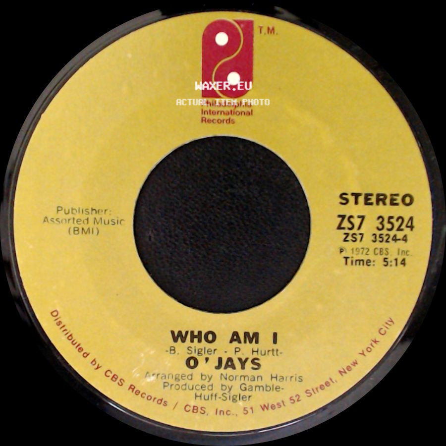 O'jays - Love Train / Who Am I side B