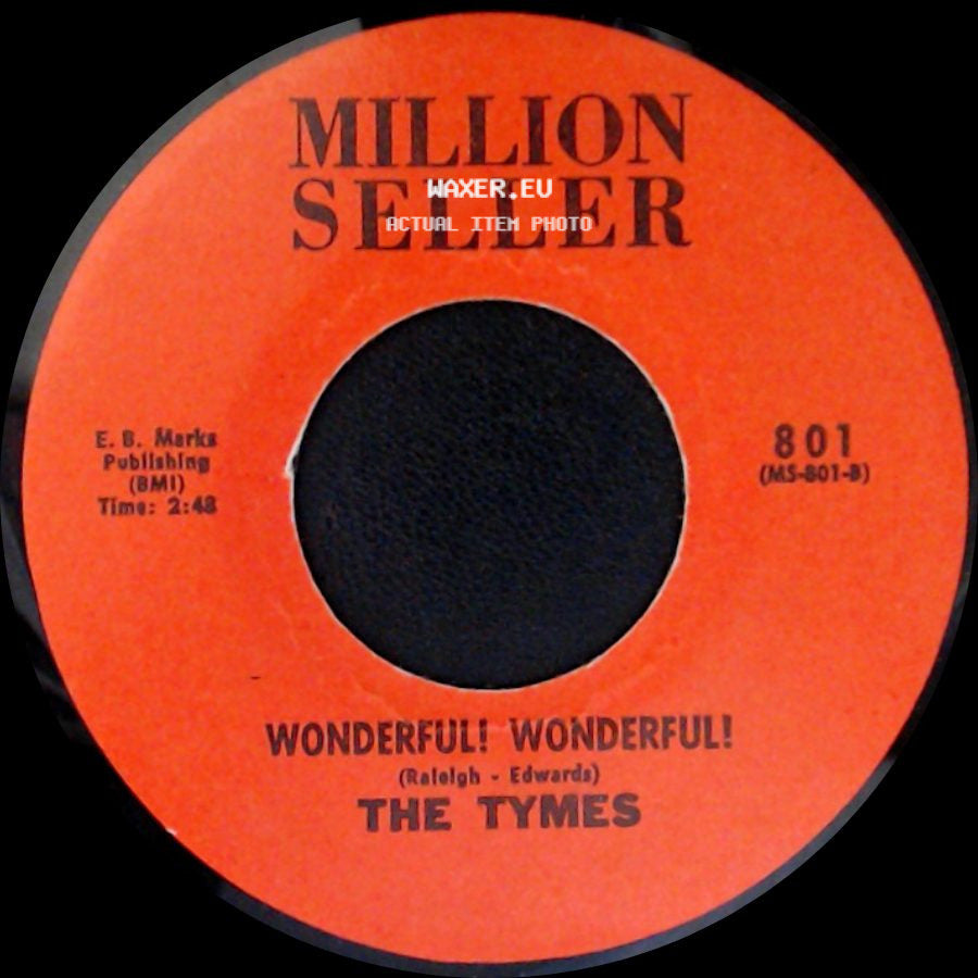 The Tymes - Wonderful! Wonderful! / So Much In Love side A