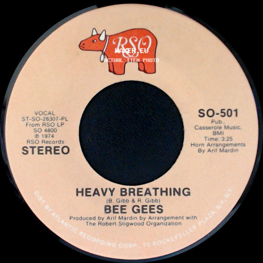 Bee Gees - Charade / Heavy Breathing side B