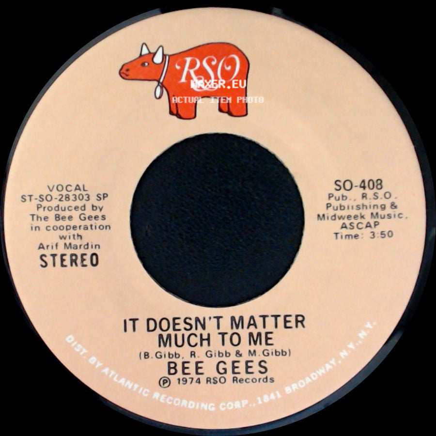 Bee Gees - It Doesn't Matter Much To Me / Mr. Natural side A
