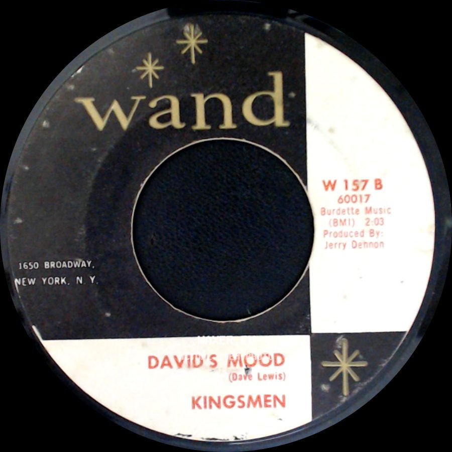 Kingsmen - Little Latin Lupe Lu / David's Mood side B
