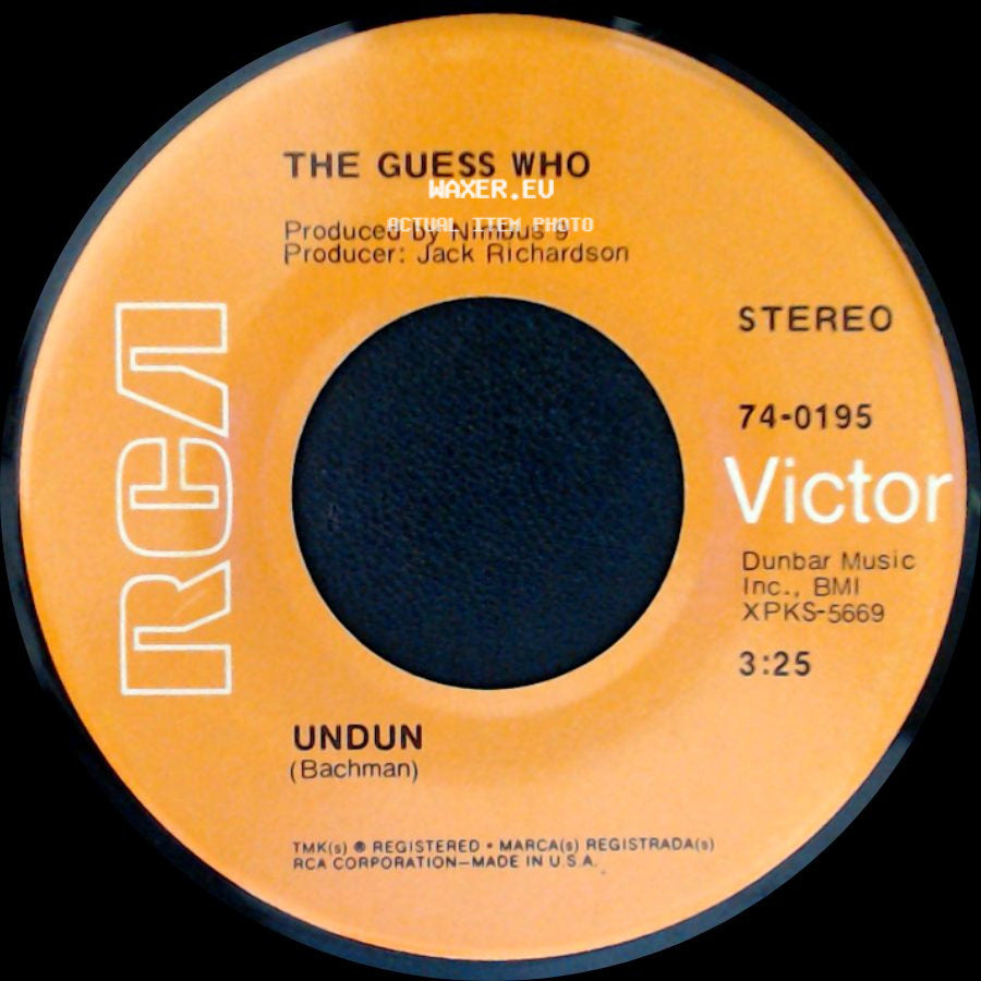 The Guess Who - Laughing / Undun side B