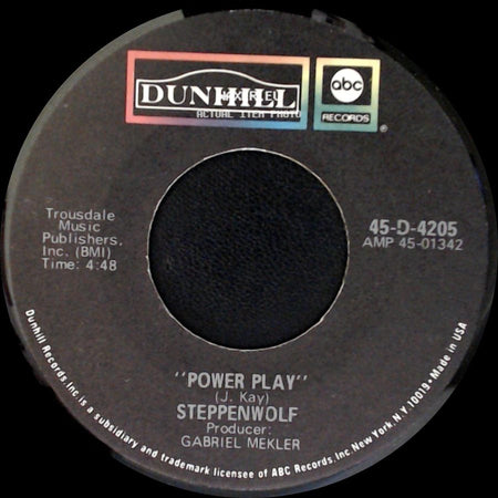 Steppenwolf - Power Play / Move Over side A