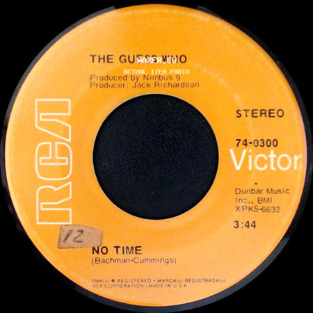 The Guess Who - Proper Stranger / No Time side B