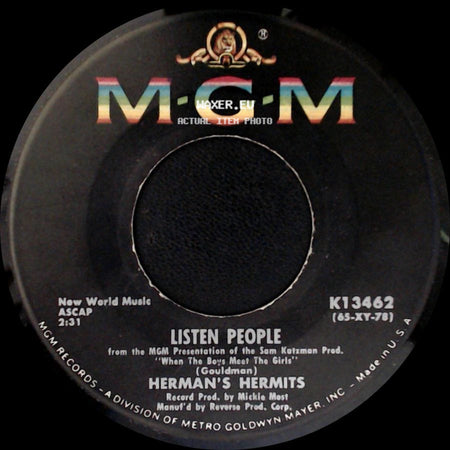 Herman's Hermits - Listen People / Got A Feeling side A