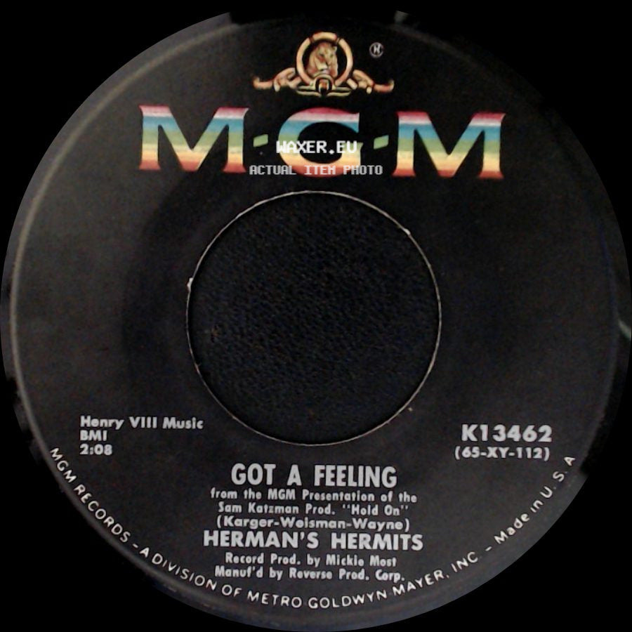 Herman's Hermits - Listen People / Got A Feeling side B