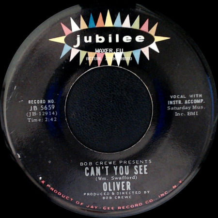 Oliver - Can't You See / Good Morning Starshine side A