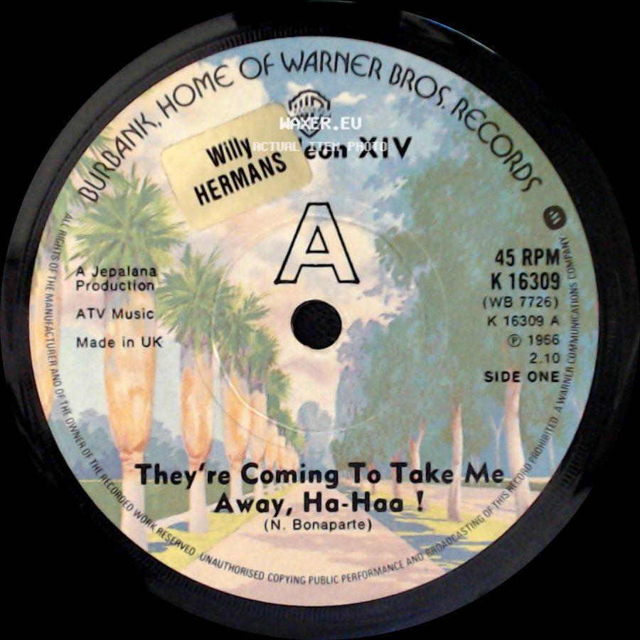 Napoleon Xiv / Vix - They're Coming To Take Me Away, Ha-Haa! / Noelopan side A