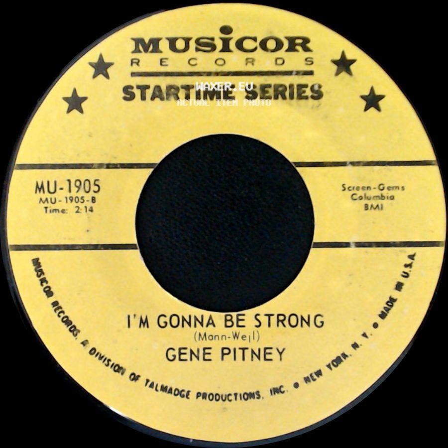 Gene Pitney - I'm Gonna Be Strong / It Hurts To Be In Love side A