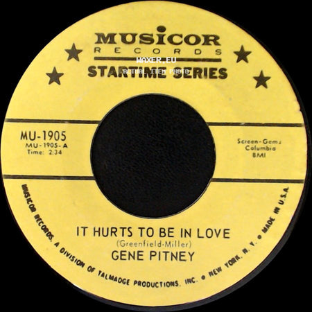 Gene Pitney - I'm Gonna Be Strong / It Hurts To Be In Love side B