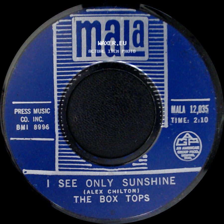 The Box Tops - I See Only Sunshine / Sweet Cream Ladies, Forward March side A