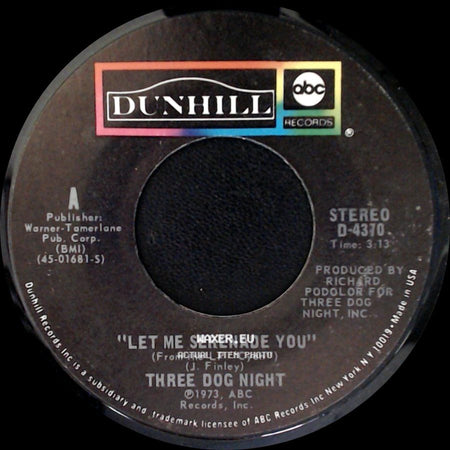 Three Dog Night - Storybook Feeling / Let Me Serenade You side B