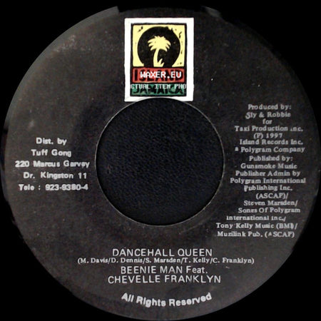 Beenie Man Feat. Chevelle Franklyn - Dancehall Queen / Dancehall Queen (Acappella) side A