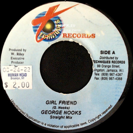 George Nooks - Girl Friend / Girl Friend side A