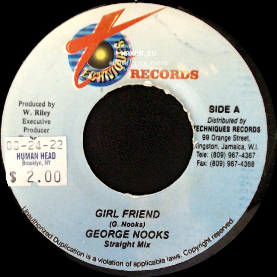 George Nooks - Girl Friend / Girl Friend side A