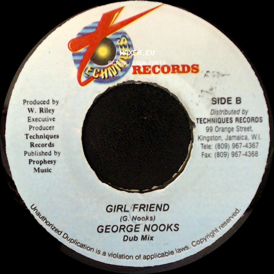 George Nooks - Girl Friend / Girl Friend side B